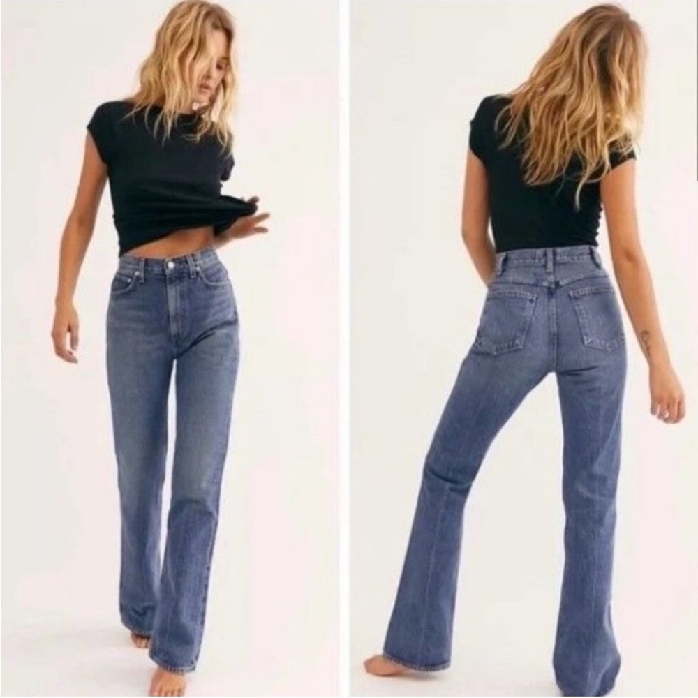 Agolde Women's Straight Leg Jeans - Blue